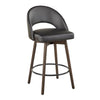 Renee Upholstered 26" Fixed-Height Counter Stool - Set of 2
