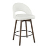 Renee Upholstered 26" Fixed-Height Counter Stool - Set of 2