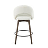 Renee Upholstered 26" Fixed-Height Counter Stool - Set of 2