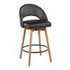 Renee Upholstered 26" Fixed-Height Counter Stool - Set of 2