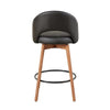 Renee Upholstered 26" Fixed-Height Counter Stool - Set of 2