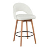 Renee Upholstered 26" Fixed-Height Counter Stool - Set of 2