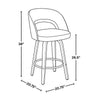 Reno 26" Fixed-Height Counter Stool - Set of 2