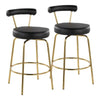 Rhonda 26" Fixed-Height Counter Stool - Set of 2