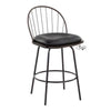 Riley Claire 26" Fixed-Height Counter Stool - Set of 2