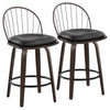 Riley 26" Fixed-Height Counter Stool - Set of 2