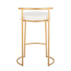 Round Fuji 26" Fixed-Height Counter Stool - Set of 2