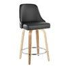 Studded Marcel 26" Fixed-Height Counter Stool - Set of  2