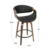 Symphony 26" Fixed-Height Counter Stool - Set of 2