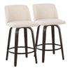 Toriano 26" Fixed Height Counter Stool - Set of 2