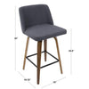 Toriano Counter Stool - Set of 2