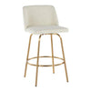 Toriano 26" Fixed-Height Counter Stool - Set of 2