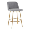 Toriano 26" Fixed-Height Counter Stool - Set of 2
