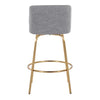 Toriano 26" Fixed-Height Counter Stool - Set of 2