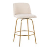 Toriano 26" Fixed-Height Counter Stool - Set of 2