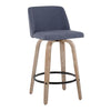 Toriano 26" Fixed-Height Counter Stool - Set of 2