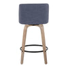 Toriano 26" Fixed-Height Counter Stool - Set of 2