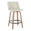 Toriano 26" Fixed-Height Counter Stool - Set of 2