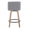 Toriano 26" Fixed-Height Counter Stool - Set of 2