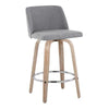 Toriano 26" Fixed-Height Counter Stool - Set of 2