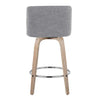 Toriano 26" Fixed-Height Counter Stool - Set of 2