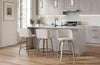 Toriano 26" Fixed Height Counter Stool - Set of 2