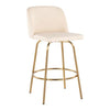 Toriano 26" Fixed-Height Counter Stool - Set of 2