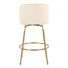 Toriano 26" Fixed-Height Counter Stool - Set of 2