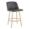 Toriano 26" Fixed-Height Counter Stool - Set of 2
