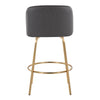 Toriano 26" Fixed-Height Counter Stool - Set of 2