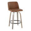 Toriano 26" Fixed-Height Counter Stool - Set of 2