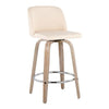 Toriano 26" Fixed-Height Counter Stool - Set of 2