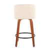 Toriano Fixed-Height Counter Stool - Set of 2