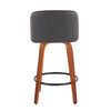 Toriano Fixed-Height Counter Stool - Set of 2