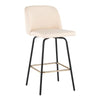 Toriano 26" Fixed-Height Counter Stool - Set of 2