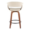 Vintage Mod 26" Fixed-Height Counter Stool - Set of 2