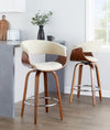 Vintage Mod 26" Fixed-Height Counter Stool - Set of 2