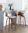 Vintage Mod 26" Fixed-Height Counter Stool - Set of 2