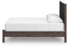 Pamytta Queen Upholstered Panel Platform Bed