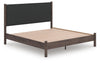 Pamytta King Upholstered Panel Platform Bed