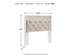 Altyra Queen Upholstered Panel Headboard