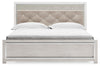 Altyra King Panel Bed - White