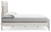Altyra King Panel Bed - White