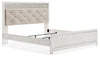 Altyra King Panel Bed - White (B2640B3)