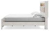 Altyra King Panel Bookcase Bed - White (B2640B51)