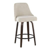 Studded Marcel 27" Fixed-Height Counter Stool - Set of  2