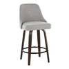 Studded Marcel 27" Fixed-Height Counter Stool - Set of  2