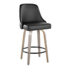 Studded Marcel 26" Fixed-Height Counter Stool - Set of 2