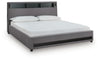 Finigale King Upholstered Bed with Wireless Audio