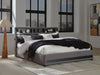 Finigale California King Upholstered Bed with Wireless Audio